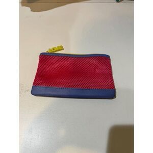 3 for $10 - Ipsy Glam Bag June 2023 pink blue mesh LOVE zipper makeup bag